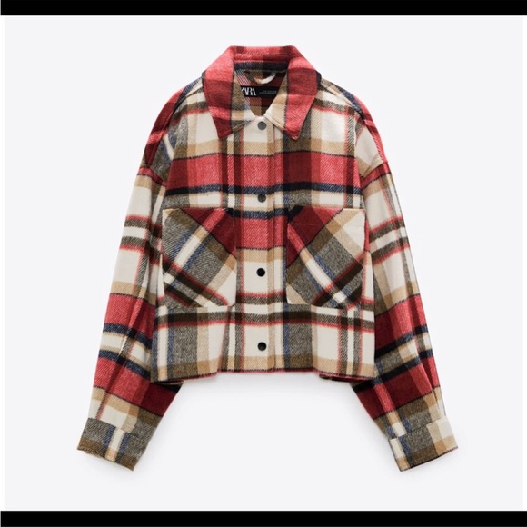 Zara plaid shaket - Picture 3 of 8